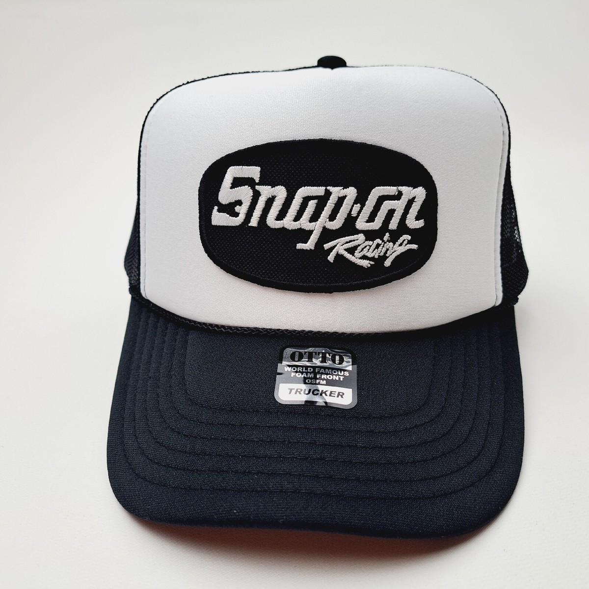 Snap On Tools Hat Cap Vintage Foam Trucker Style Mesh