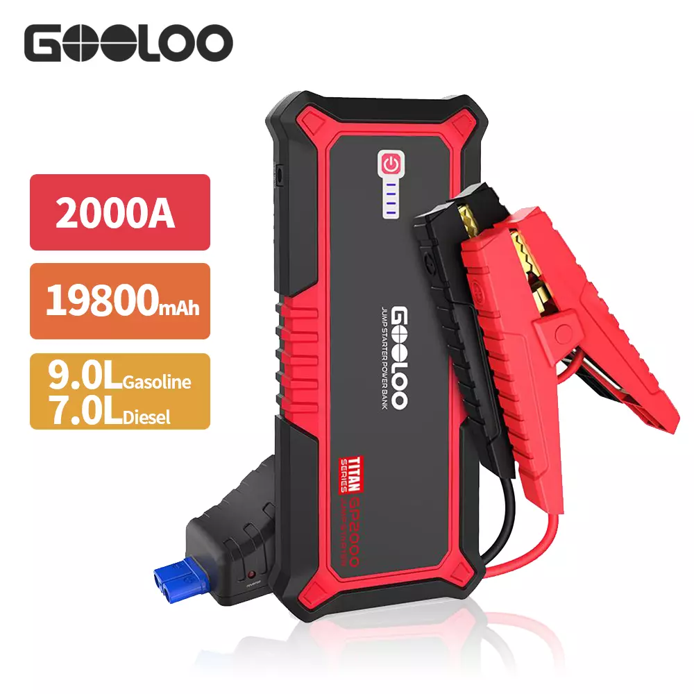 Avoid disaster with GOOLOO's portable jump starters and more from