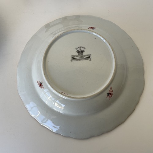 2 Antique Soup Bowls Masons c1830s Patent Ironstone Chinese Antiquities Pattern - Picture 15 of 19