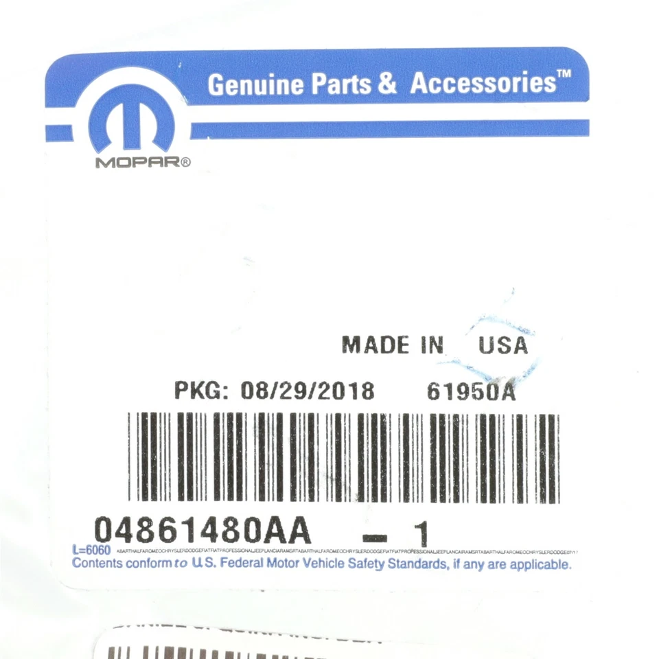 01-07 DODGE CARAVANS CHRYSLER TOWN & COUNTRY FILTRO DE AR MOTOR FABRICANTE DE EQUIPAMENTO ORIGINAL NOVO MOPAR - Imagem 3 de 3