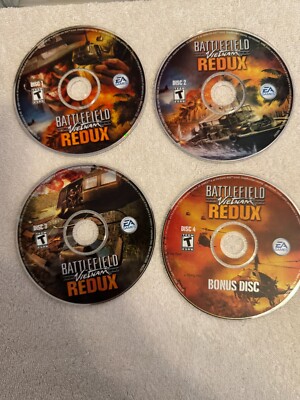 Battlefield Vietnam: Redux (PC 2005 EA Games) FOUR CD'S ONLY!!! | eBay