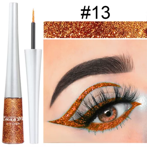 Matita eyeliner colorata 24 ore liquido alto pigmento lunga durata eye liner penna gel - Foto 107 di 110