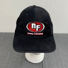 Vintage Nucor Fastener Snapback Hat Cap Mens Adjustable Black Made in USA