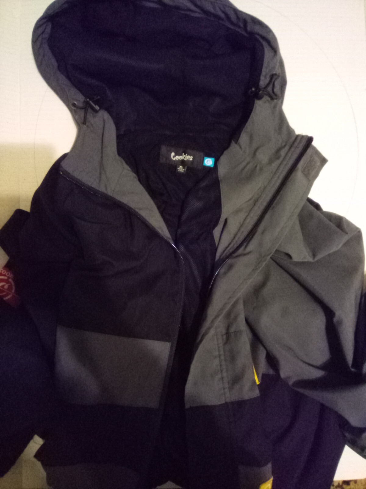 Extra Large Windbreaker Cookie Patch Jacket Multi… - image 1