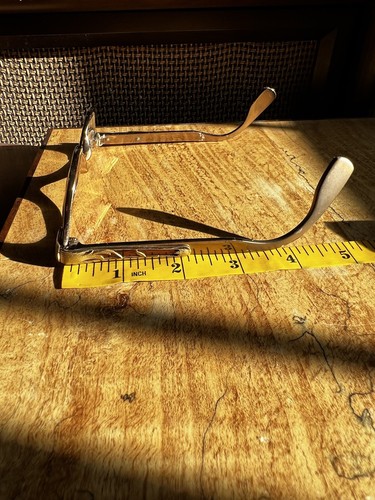 Tura Inc. Chocolate Metal Cat Eyeglass Frames w Gold Filagree Detail 1950’s-60’s - Picture 16 of 17