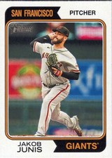 2023 Topps Heritage #268 Jakob Junis San Francisco Giants