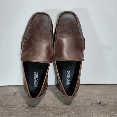 Kenneth Cole Reaction World Hold On Mens 10M Brown Leather  display picture 2