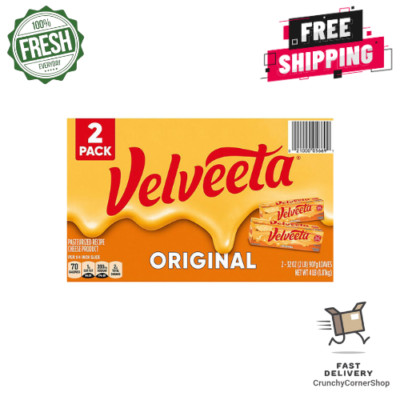 Velveeta Original Pasteurized Cheese Loaf (32 oz., 2 pk.) Fast Ship