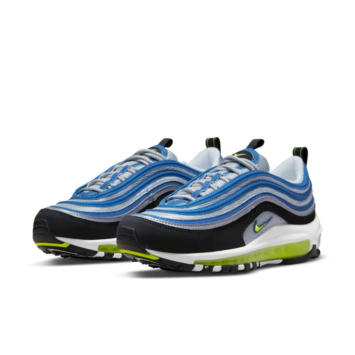 NIKE AIR MAX 97 OG Atlantic Blue Voltage Yellow Women's UK  DQ9131-400