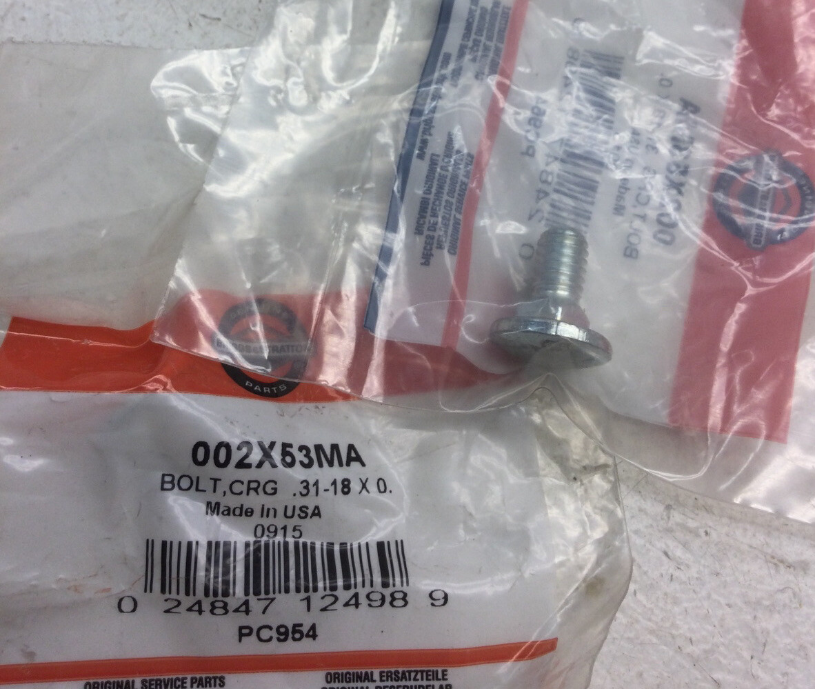 Murray OEM. 002X53MA carriage bolts Lot Of 5 NOS | eBay