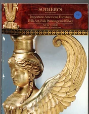 American Furniture Folk Art Paintings Silver SOTHEBY'S 1988 Rugs Portraits Clock