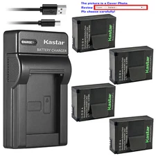 Kastar Battery Slim Charger for GoPro AHDBT-302 HD HERO3 Hero 3 Hero 3+ Hero3+