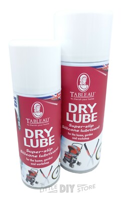 Dry Lube Super Slip Silicone Lubricant Bike Chains Tools Squeaky Hinge 200  400ml UK