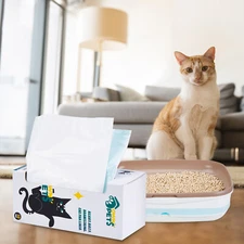 THICK Cat Litter Box Liners Jumbo 33lbs Load Capacity Haevy Duty 17*31"/19"*36"