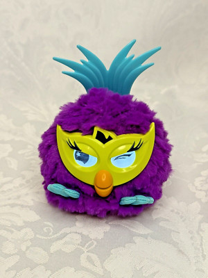 Furbling Furby Mini Boom Baby Hasbro Purple 2013 Holographic Works No Batteries