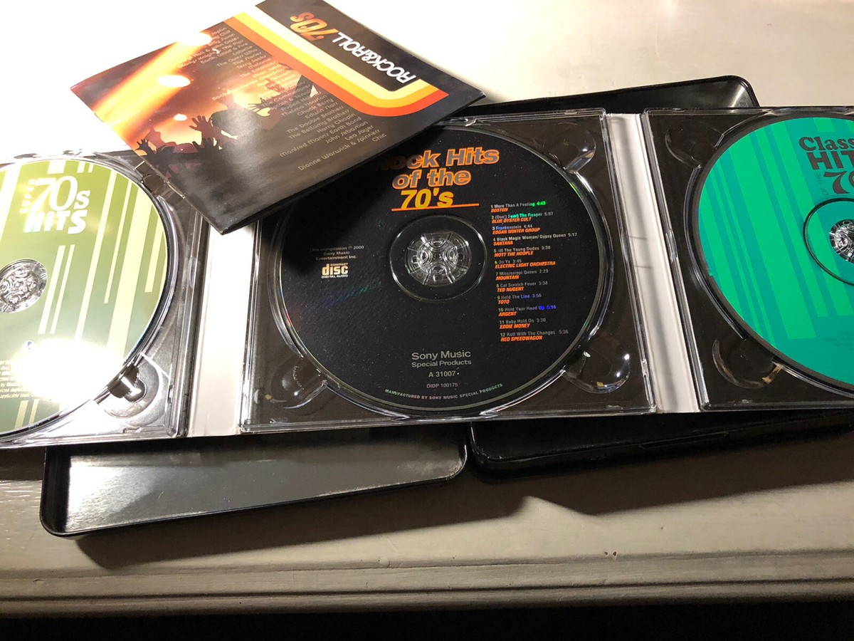 ミュージック '70 ROCK 'N' ROLL BIG THREE POWERS ! DVD Rock & Roll 70s Collector's Edition (2007) 3 Music CD Set 36