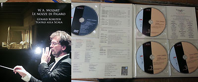 MOZART BOX DIE HOCHZEIT DES FIGARO KORSTEN BUCH + 3 CD + 1 DVD PROG.VOX IMAGO
