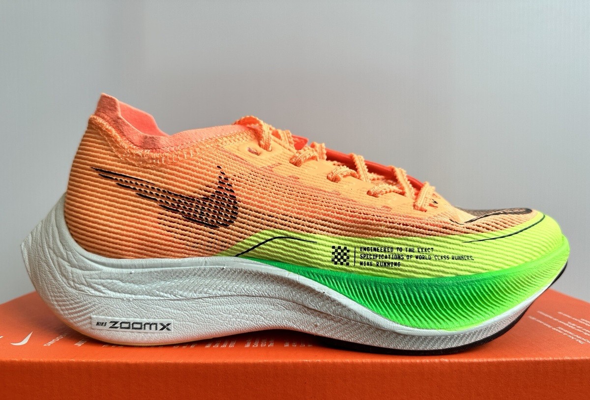 Nike Zoomx Vaporfly Next%2 Peach Cream Green Shock CU4123-801