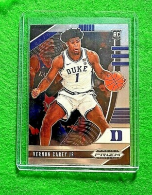 VERNON CAREY PRIZM SILVER CHROME ROOKIE CARD