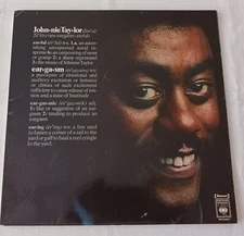Johnnie Taylor – Eargasm - OZ 1976 CBS LP - Soul