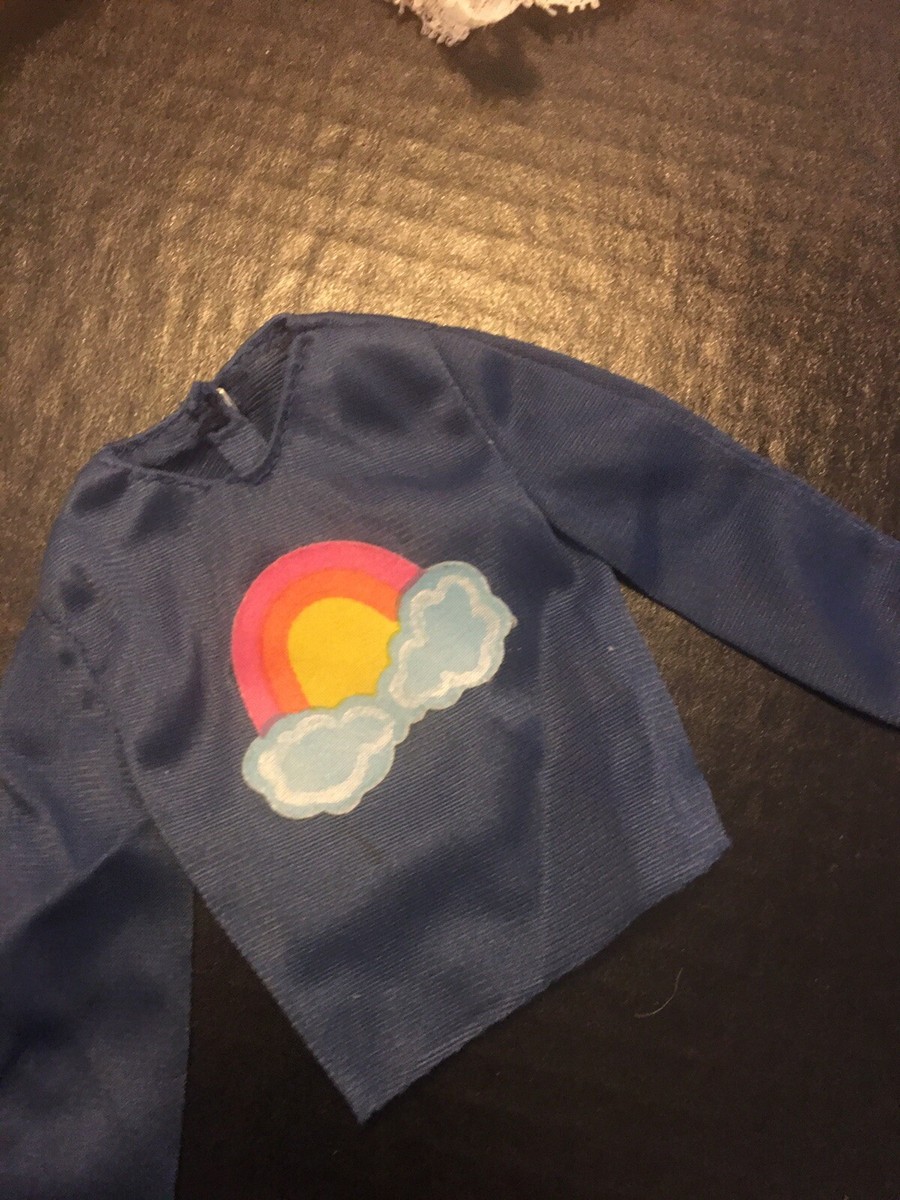 Vintage 1977 Best Buy Ken #9702 Rainbow Blue Long Sleeve Jersey