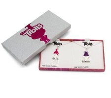 Trolls Fine Silver-Plated Best Friends Pendants Set
