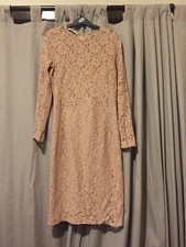 LADIES DARK PINK DRESS FROM MANGO - SIZE LARGE