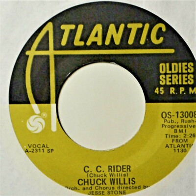 Chuck Willis CC C.C. Rider Betty and Dupree R&B NM 45 7'' Vinyl -Coupons!
