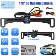 Car Rear View Reverse Backup Camera FHD License Plate Night Vision Parking CAM