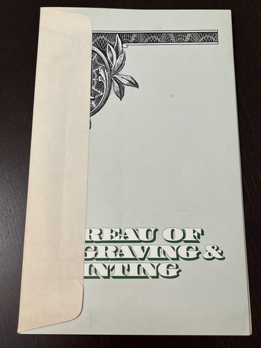 1985 Uncut Sheet of 4 $1 Bureau of Engraving and Printing - Picture 4 of 6