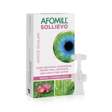 Montefarmaco Afomill Sollievo Gocce Oculari Secchezza oculare, 10 fiale da 0,5ml