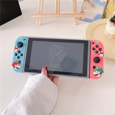 Rainbow Mario for Nintendo Switch Split OLED Console Silicone Case