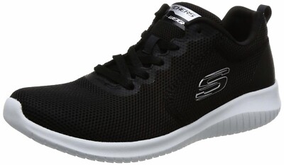 Skechers Women's Ultra Flex Free Spirits 12846 Black/White Bx 41