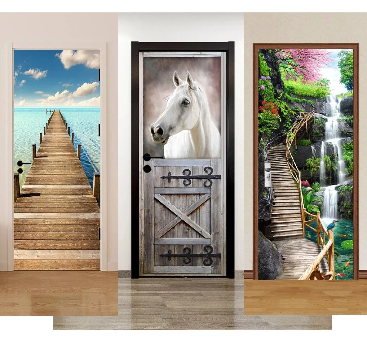 Adesivo Porta Bagno WC, Decorazione Divertente In PVC Opaco, Facile Da Attaccare E Togliere
