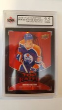 Wayne Gretzky 2016-17 UD Overtime Top Rate RED #18/25 Hockey Card Graded 9.5!!