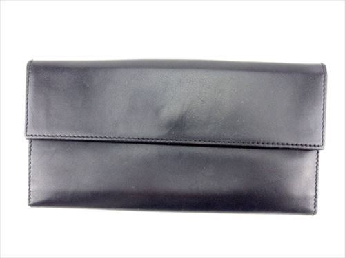 Fendi Wallet Purse FF logo Black Silver Woman unisex Authentic Used T7090 - Picture 2 of 8