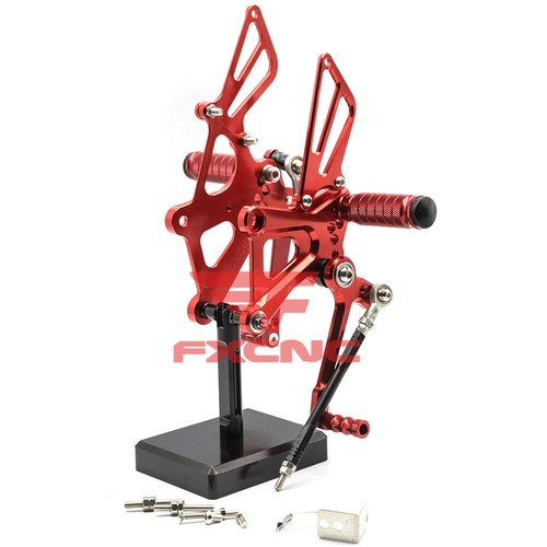 CNC Adjustable Rearsets Footpegs For CBR125R cbr125r 2011-2015 2013 2014 87mm - Picture 4 of 10