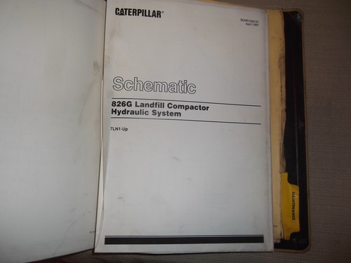CAT CATERPILLAR 824G 825G 826G COMPACTOR TRACTOR SERVICE SHOP REPAIR MANUAL - Picture 11 of 12