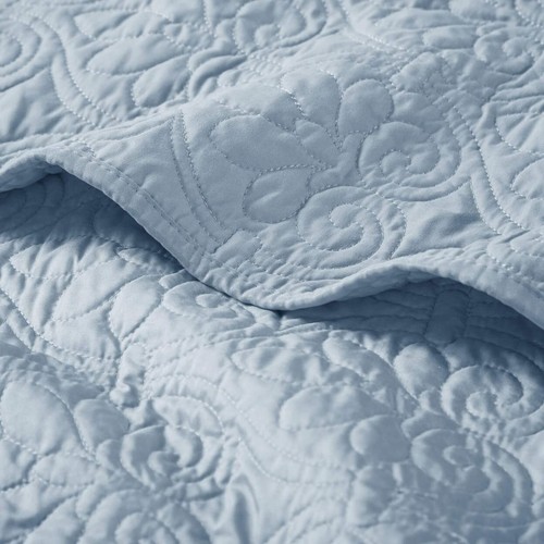 Madison Park Luxe Quilted Throw Blanket, Soft Cotton, 60x70" for Couch or Bed - Picture 28 of 31