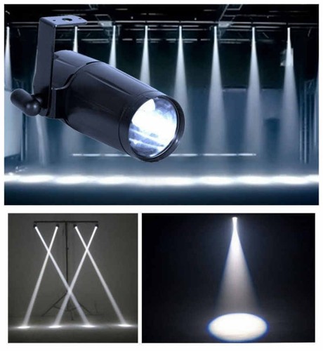 30W Spotlight Beam Pinspot Light LED Stage Lighting White KTV Disco dj Lights US - 第 3/18 張圖片