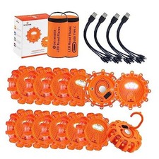 LED Road Flares 6Pack Roadside Emergency car kit Emergency 12pack rechargeable
