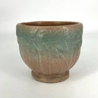 Vintage Nelson McCoy Jardiniere #25 Butterfly Leaf Motif Planter Pot 4.5”