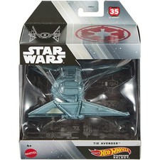 Mattel Hot Wheels Star Wars Starships Select - TIE AVENGER (JBG44) #35 - New