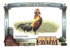 Rooster 2020 Topps Allen & Ginter #DF-R Down on the Farm
