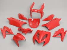 11-teiliges rotes Verkleidung Bodykit für Yamaha Aerox (YQ50/L, 2T), MBK Nitro (YQ50/...