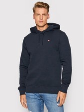  Felpa Cappuccio Pullover UOMO Napapijri Balis Hoodie Blue Navy Cappuccio 