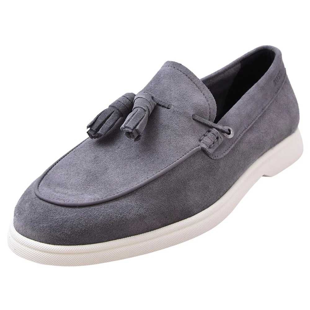 HUGO BOSS Loafer Gray Casual Shoes for Men for sale | eBay display picture 3