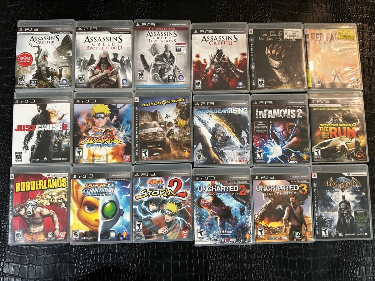 Sony PlayStation 3 PS3 Games Lot Bundle 18 Games NO DUPLICATES