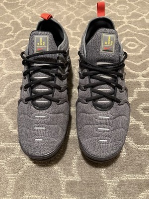 Size 12 - Nike Air VaporMax Plus Cool Grey Team Orange