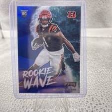 💥JA’MARR CHASE ROOKIE 2021💥PANINI PLAYOFF ROOKIE WAVE BLUE PRIZM CARD🔥🔥